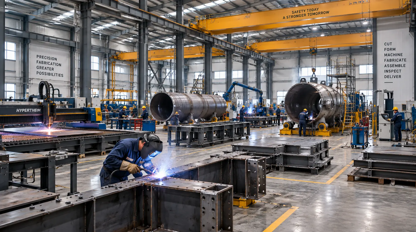 Advanced fabrication setup