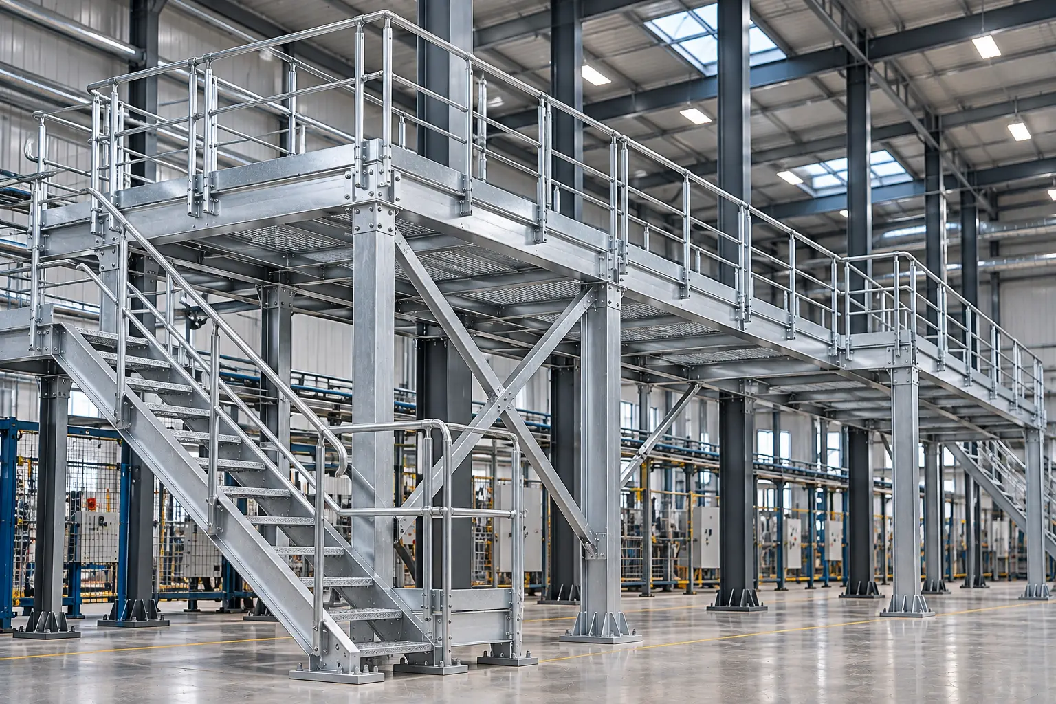 Catwalk Structure with Support